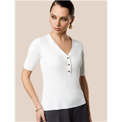 Джемпер тонкой вязки из вискозы с нейлоном