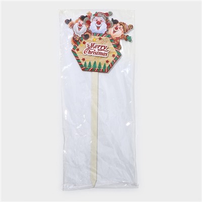 Топпер декоративный Merry Christmas, 28.5×74 см