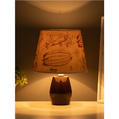 Настольная лампа RISALUX 16877/1TR, E14, 40 Вт, терракотовый