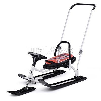 Игрушка Снегокат детский 140 "Go Go" классический c П-образным толкателем (Ice rabbit)