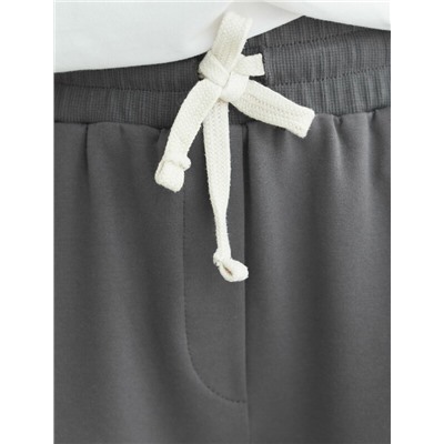 Брюки из облегченного футера с эластаном