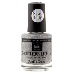 INM Northen Lights  SILVER Голографическая сушка-закрепитель лака Серебро15 мл
