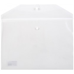 Папка с кнопкой  А4 120мкм прозрачная PK8012T inФОРМАТ