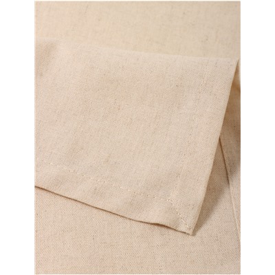 Скатерть «Этель» ECO, цвет молочный, 110×136/±6 см, 70% хлопок, 30% лён, 190 г/м²