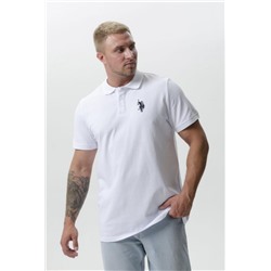 Футболка поло мужская 8501 (Белый_поло)