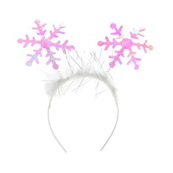 Карнавальный ободок «Снежинки», перелив МИКС