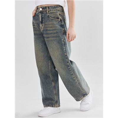 ДЖИНСЫ ДЛЯ ДЕВОЧЕК (осенне-зимний ассортимент) 2026-1DTG302-2t