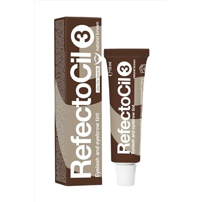 RefectoCil Краска для бровей и ресниц №3, коричневый, 15 мл KRISTALLER, 1107325
