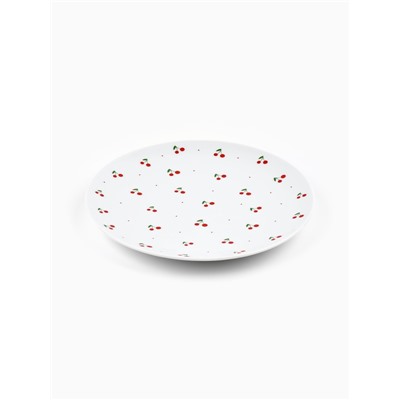 Тарелка плоская керамическая «Вишня», d=20 см