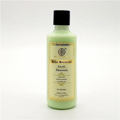 Khadi Natural Увлажняющее Лосьон с Алоевера 210мл