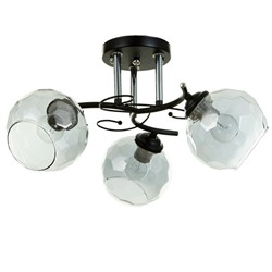 Люстра «Саманта» 3хЕ27 40 Вт черный 40×40×23 см BayerLux