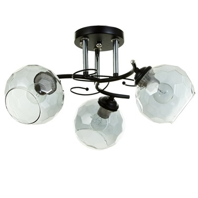 Люстра «Саманта» 3хЕ27 40 Вт черный 40×40×23 см BayerLux