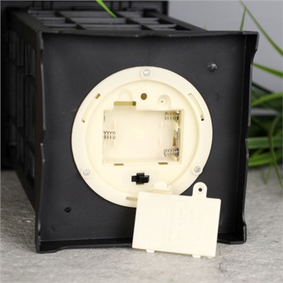 Светильник фонарь настольный Новогодний 33 см три свечи / YR1369B /уп 24/от батареек