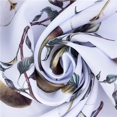 Комплект штор для кухни с подхватами Этель «Груши» 145×180 см-2 шт., 100% п/э