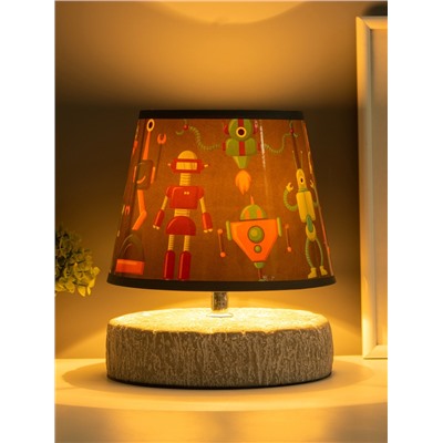 Настольная лампа «Суше» E27 40 Вт серый 20×20×23 см RISALUX