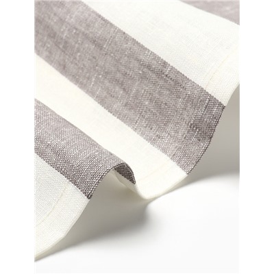 Скатерть «Этель» Graphite, 110×140 см, лён 100%, 260 г/м²