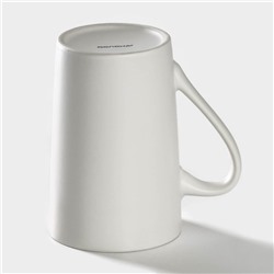 Кружка Доляна «Романтика медведей», 380 мл, фарфор, белая