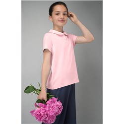 Блузка-поло с коротким рукавом для девочки Happyfox