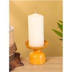 Подсвечник на 1 свечу «Песок», 10×10×9 см, глянцевый