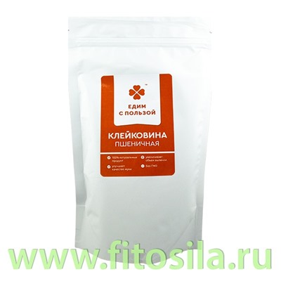 Клейковина пшеничная(глютен), 400 г "Едим с пользой" 064 ** Срок до 11,2025