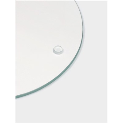 Доска разделочная Доляна «Влюблённые фламинго», d=20 см, стекло