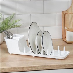 Сушилка для посуды Mini, 39×12,5×11 см, белый