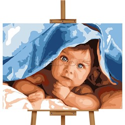 Набор для рисования "Картина по номерам 50х40 см. Малыш"