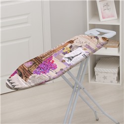 Чехол для гладильной доски Nika, 130×42 см, с поролоном, МИКС