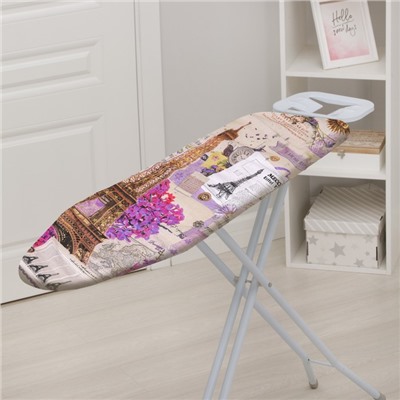 Чехол для гладильной доски Nika, 130×42 см, с поролоном, МИКС