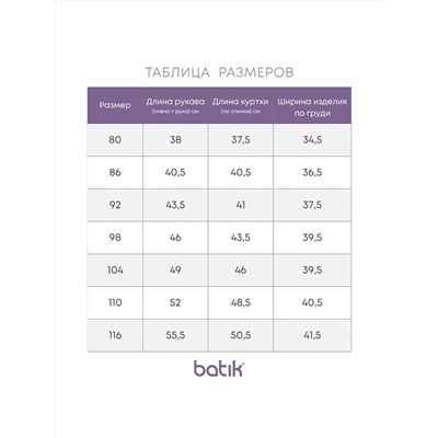 BATIK Куртка 656-24в-1