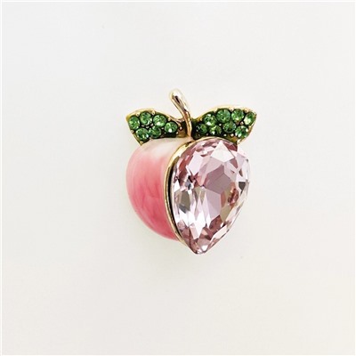 Брошь Персик