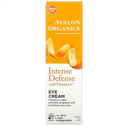 Avalon Organics, Eye Cream, Intense Defense with Vitamin C, 1 oz (29 g)