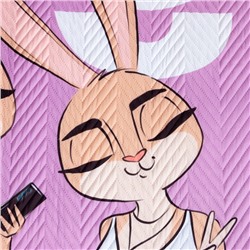 Покрывало 1.5-спальное «Этель» Top girl, 145×210 см, микрофибра