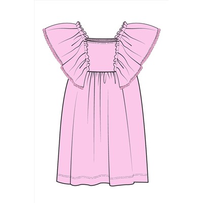 Платье трикотажное для девочек PLAYTODAY, 1122509