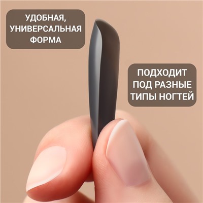 Накладные ногти «Строгая леди», 100 шт., форма балерина, в контейнере, разноцветные