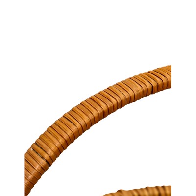 Корзина плетеная для хранения «Пикник», 33×24×13 см, ручка h=16 см, лоза, коричневая