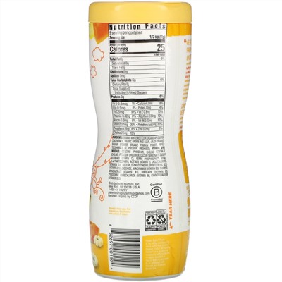 Happy Family Organics, колечки из суперфудов, органический злаковый снек, банан и тыква, 60 г (2,1 унции)