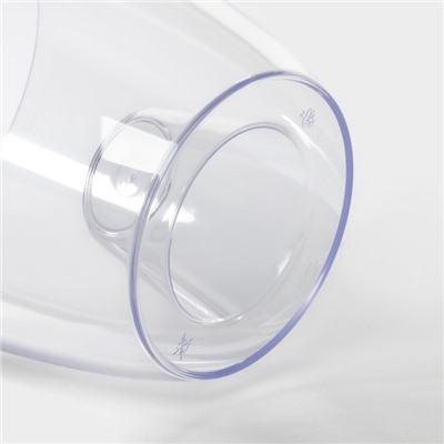 Кашпо для орхидей IDEA, 2 л, пластик, прозрачное