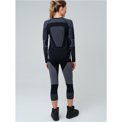 Термокомплект трикот. для женщин: фуфайка с длин. рук, брюки укороченные для эпизод. использования