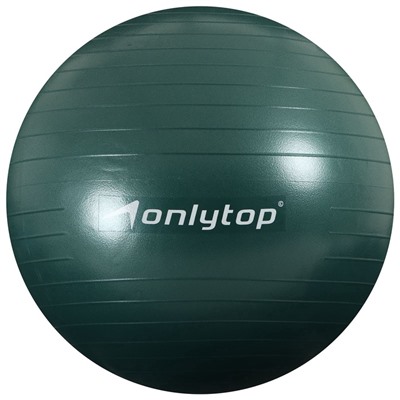 УЦЕНКА Фитбол ONLYTOP, d=65 см, 900 г, антивзрыв, зелёный