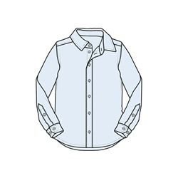 Рубашка текстильная для мальчиков (regular fit)