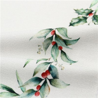 Дорожка на стол Этель Christmas collection 30×70 см, 100% хлопок, саржа 190 г/м², белая