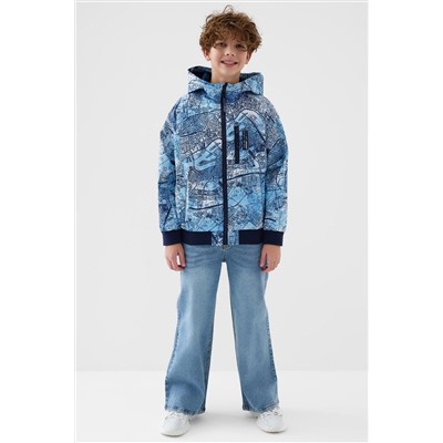 Куртка текстильная с полиуретановым покрытием для мальчиков (ветровка) PLAYTODAY, 1240195