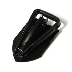 Лопата туристическая, складная, L=62 см, пилка, металлический черенок с ручкой, в чехле, МИКС, Greengo