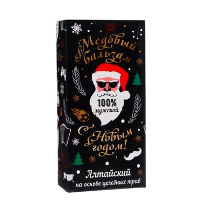 Новогодний безалкогольный алтайский медовый бальзам на травах Vitamuno «Мужской», 250 мл