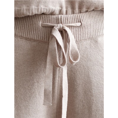 Прямые брюки из пряжи с кашемиром