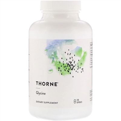 Thorne Research, Глицин, 250 капсул