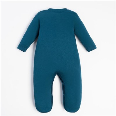 Комбинезон детский «Крошка Я» BASIC LINE, рост 68-74 см, синий