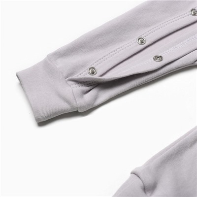 Комбинезон для девочки «Крошка Я» Sister, рост 86-92 см, серый