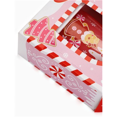 УЦЕНКА URAL LAB Розовый НГ Набор «С Новым годом», два геля для душа, lovely lollipop, 2×200